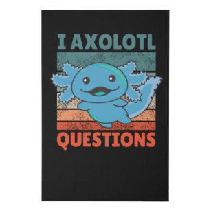Axolotl Lovers Sweet Animals Kids GFP Axolotl Künstlicher Leinwanddruck