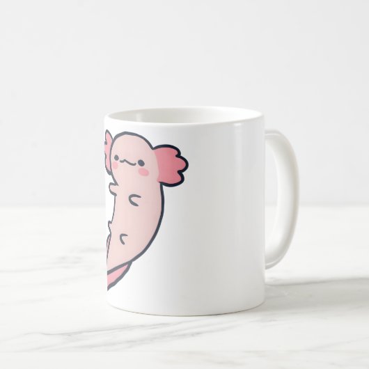 Axolotl Magic Kaffeetasse (VorderseiteRechts)