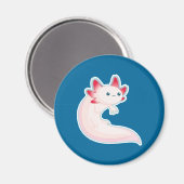 Axolotl Magnet (Vorderseite/Rückseite)