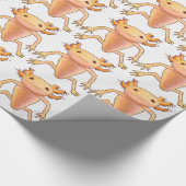 AXOLOTL-Maskotte Geschenkpapier (Ecke)