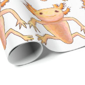 AXOLOTL-Maskotte Geschenkpapier (Rolleneckpunkt)