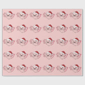 Axolotl Merry Christmas Winter Axolotl Wrapping Pa Geschenkpapier (Flach)
