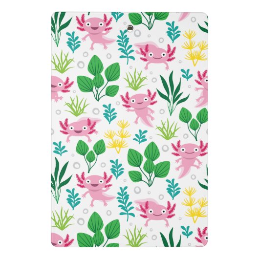 Axolotl Mini Klemmbrett (Rückseite)