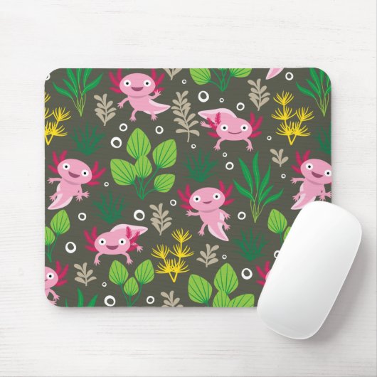 Axolotl Mouse Pad Mousepad (Mit Mouse)