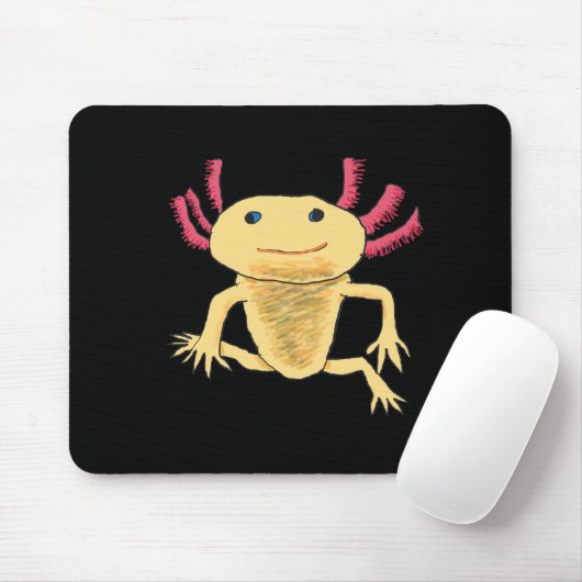 Axolotl Mousepad (Mit Mouse)