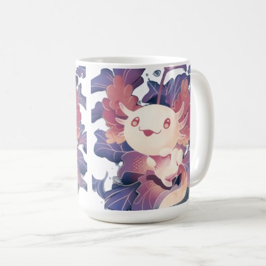 Axolotl Mug Kaffeetasse (VorderseiteRechts)