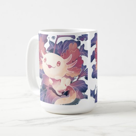 Axolotl Mug Kaffeetasse (Vorderseite Links)
