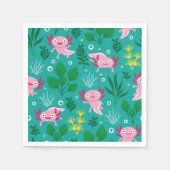 Axolotl Napkins Serviette (Vorderseite)
