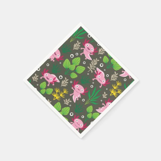 Axolotl Napkins Serviette (Ecke)