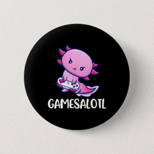 Axolotl Niedlich Play Video Game Button