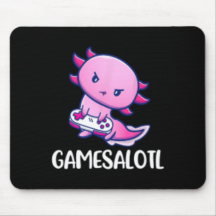 Axolotl Niedlich Play Video Game Mousepad