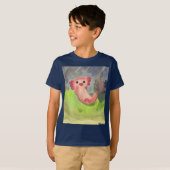 Axolotl niedlich T-Shirt (Vorne ganz)