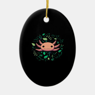 Axolotl Niedliches Tier| Coole Tierliebhaber Keramik Ornament
