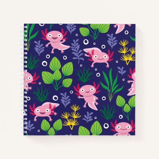 Axolotl Notizblock (Vorderseite)