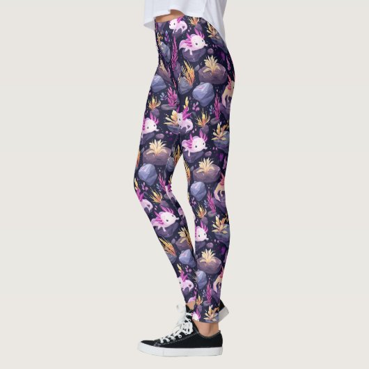 Axolotl Oasis Leggings (Links)