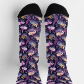 Axolotl Oasis - Novelty Socks Socken (Oben)