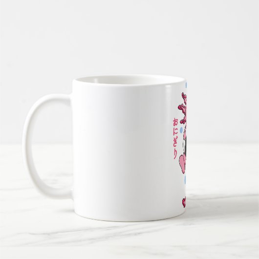 Axolotl Onigiri Kaffeetasse (Links)