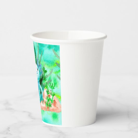 Axolotl Paper Cups Pappbecher (Links)
