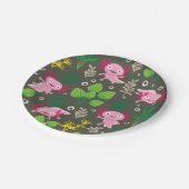 Axolotl Paper Plate Pappteller (Schrägansicht)