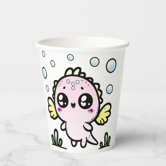Axolotl Pappbecher (Vorderseite)