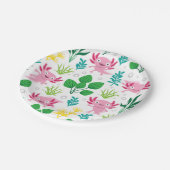 Axolotl Pappteller (Schrägansicht)