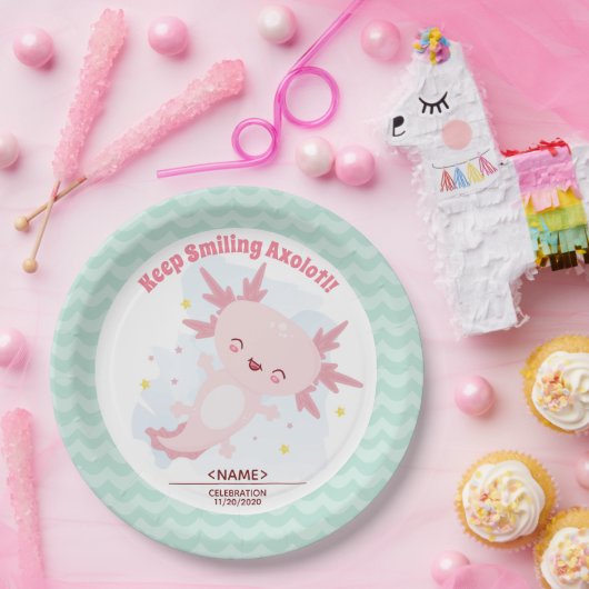 Axolotl Pappteller (Party)