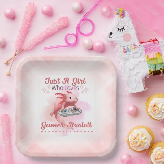Axolotl Pappteller (Party)