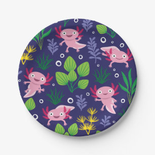 Axolotl Pappteller