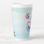Axolotl (passendes Journal verfügbar) Milchtasse (Vorderseite)