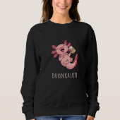 Axolotl Pet Axolotl Beer Sweatshirt (Vorderseite)