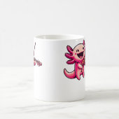 Axolotl Playing Violin Axolotls Musician Music Kaffeetasse (Mittel)