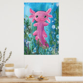 Axolotl Poster (Küche)