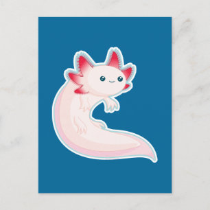 Axolotl Postkarte