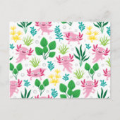 Axolotl Postkarte (Vorderseite)