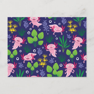 Axolotl Postkarte