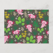 Axolotl Postkarte (Vorderseite)