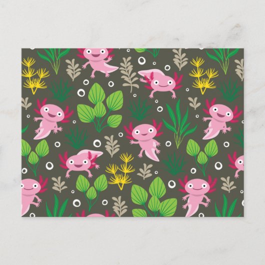 Axolotl Postkarte (Vorderseite)