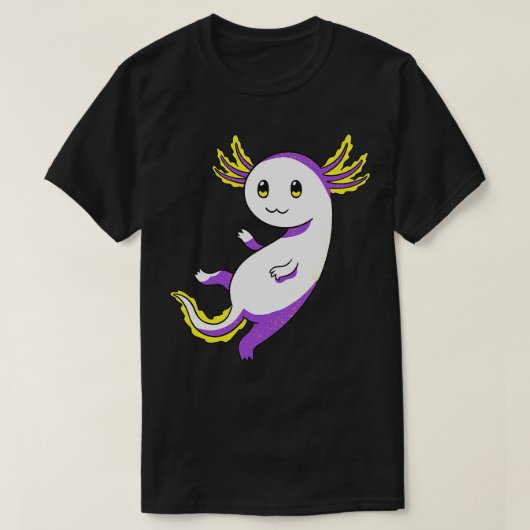 Axolotl Pride Agender I T-Shirt (Design vorne)