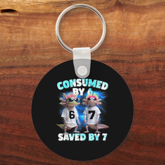 Axolotl Prophecy – Consumed By 6, Saved By 7  Schlüsselanhänger (Vorderseite)