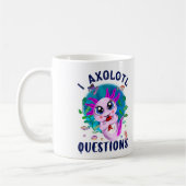 Axolotl Questions, Axolotl Kawaii Pink Kaffeetasse (Links)