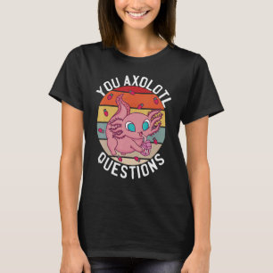 Axolotl Questions Pink Strawberry Milkshake T-Shirt