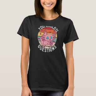 Axolotl Questions Pink Strawberry Milkshake T-Shirt