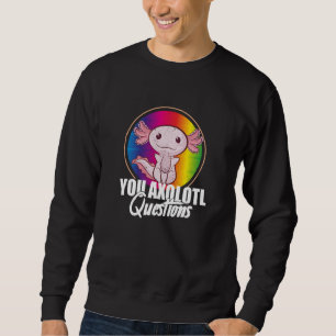 Axolotl Questions Retro 90s Axolotl Sweatshirt