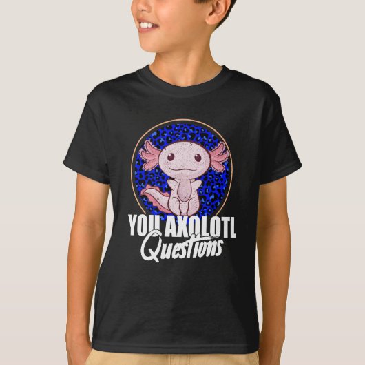 Axolotl Questions Retro 90s Axolotl T-Shirt (Vorderseite)