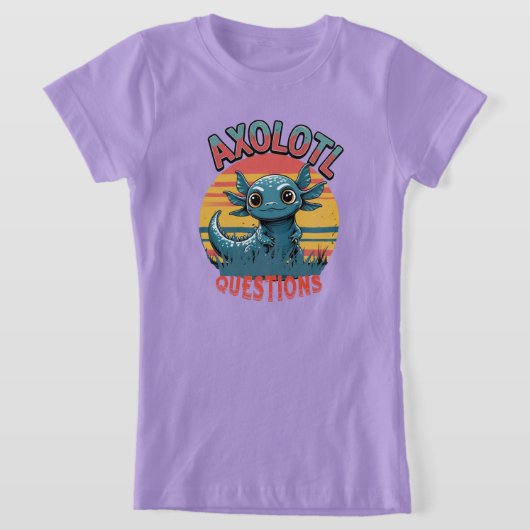 "AXOLOTL QUESTS - Retro Graffiti Vibes" T-Shirt (Ablage )