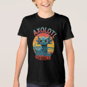 "AXOLOTL QUESTS - Retro Graffiti Vibes" Tri-Blend Shirt (Vorderseite)