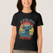 "AXOLOTL QUESTS - Retro Graffiti Vibes" Tri-Blend Shirt (Vorderseite)