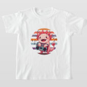 Axolotl Radio Retro T-Shirt (Ablage )