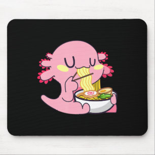 Axolotl Ramen Anime Kawaii Lovers Noodles Girls B Mousepad