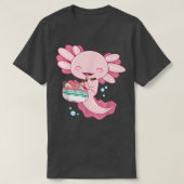 Axolotl Ramen Bowl, Axolotl aß japanisches Ramen T-Shirt (Design vorne)